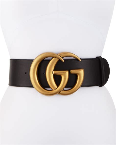 large gg gucci belt